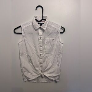 Tommy Hilfiger Crisp White Collared Shirt